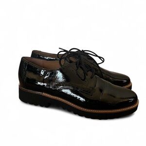 Franco Sarto Black Patent Leather Flats size 8.5